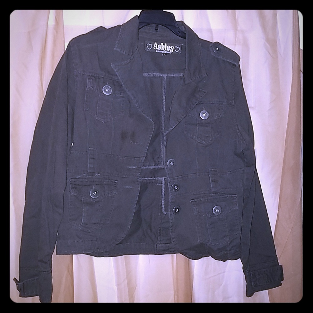 Fatigue cotton blazer